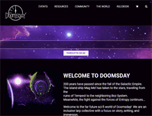 Tablet Screenshot of doomsdaylive.com